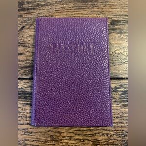 Otto Angelino Real Leather Passport Wallet - RFID Blocking with Ticket Slot